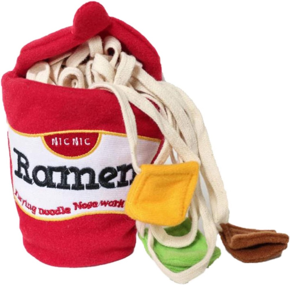 Ramen Noodle Dog Toy